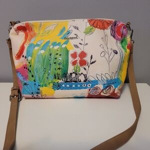 Desigual Floral Crossbody Bag, VGUC
